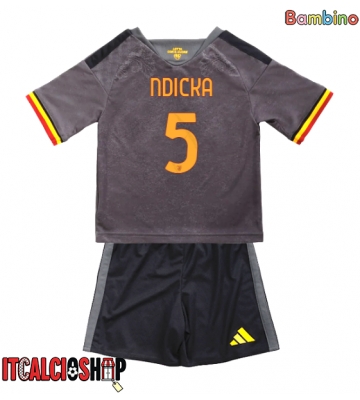 AS Roma Evan Ndicka #5 Terza Maglia Bambino 2026-27 Manica Corta (+ Pantaloni corti)